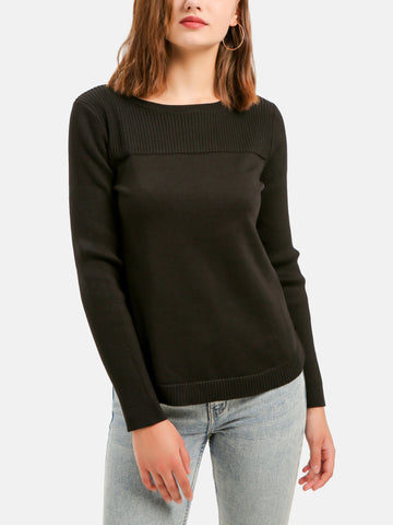 Waythefree Modern Black Sweater